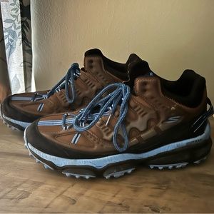 Leather Skechers Go Trail Hiking boots